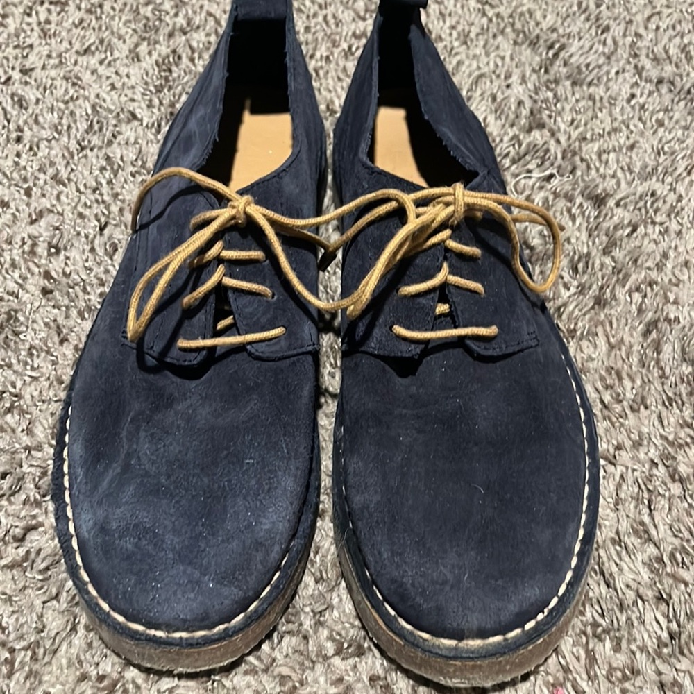Zara blue suede